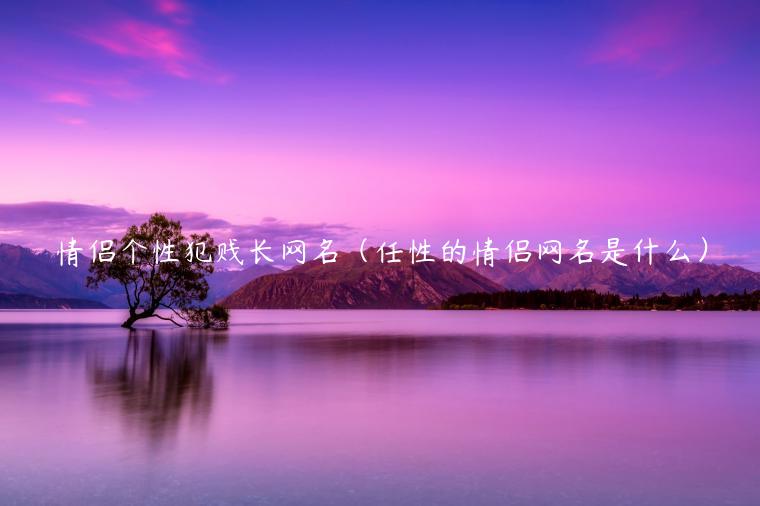情侣个性犯贱长网名(任性的情侣网名是什么)