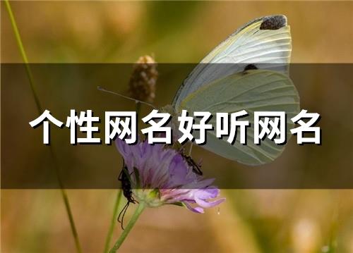 个性网名好听网名(优选196个) 个性网名好听网名(优选196个)