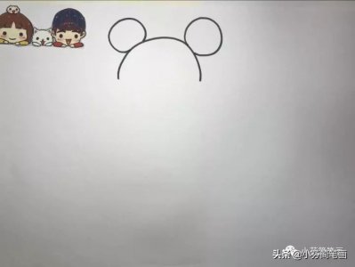 ​童话经典：米老鼠简笔画