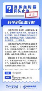 ​中新真探：流鼻血时要仰头止血吗？