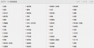 ​央视主持人名单更新，新面孔登上台面