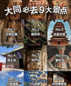 ​山西大同必去的九大景点，旅游攻略一次说个够！