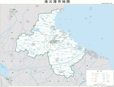 ​连云港地图赏析 江苏省沿海城市