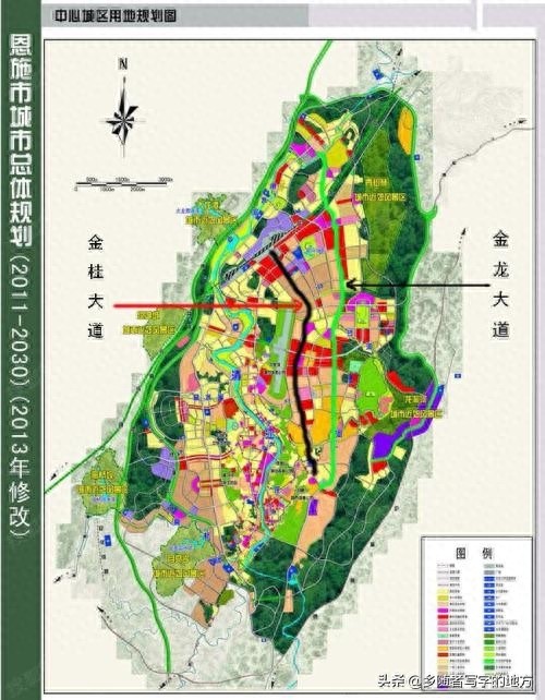 高清！湖北省恩施州城市总体规划图，恩施人收藏了