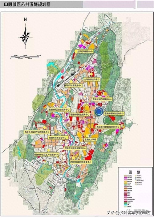 高清！湖北省恩施州城市总体规划图，恩施人收藏了