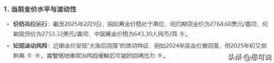 ​Deepseek回答现在买黄金合适吗？并给出具体理由