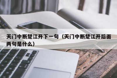 ​天门中断楚江开下一句（天门中断楚江开后面两句是什么）