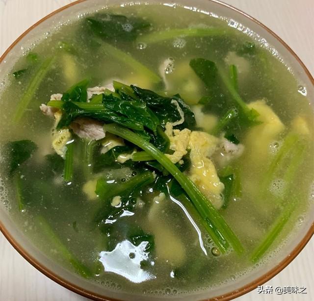菠菜蛋汤的家常做法大全（快手菠菜鸡蛋汤的13种做法）(9)