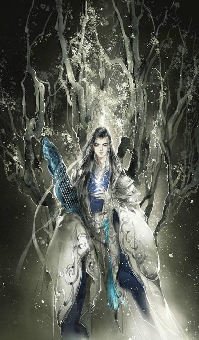 古风美男插画手机壁纸