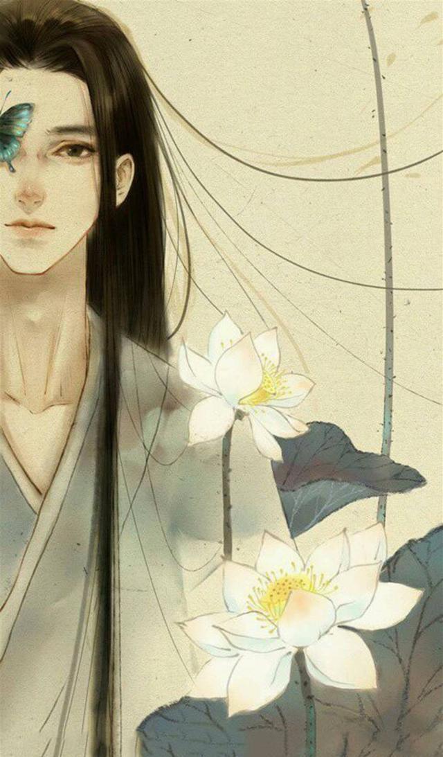 古风美男插画手机壁纸