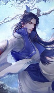 ​古风美男插画手机壁纸