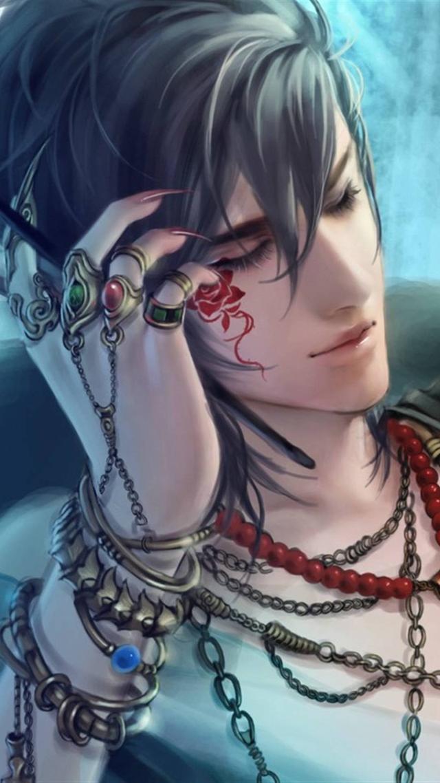 古风美男插画手机壁纸