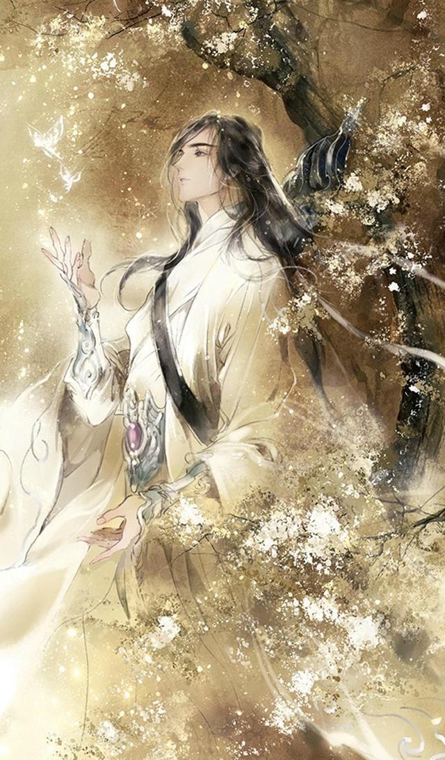 古风美男插画手机壁纸