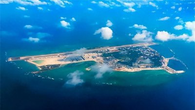 ​中沙群岛黄岩岛，总面积约150平方公里，南海铁三角最重要一环
