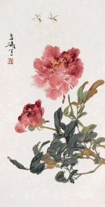 ​王雪涛国画作品欣赏，他的牡丹笔墨丰富，作品娇艳却不媚俗