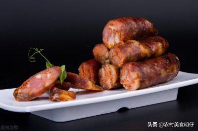 ​肉枣肠这样制作才清香，很多人都不会做，详细配方及方法教给你