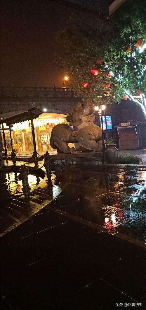 夜色,寻古迹,无锡南长街