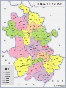 ​安徽有几个城市(安徽各城市人口面积)