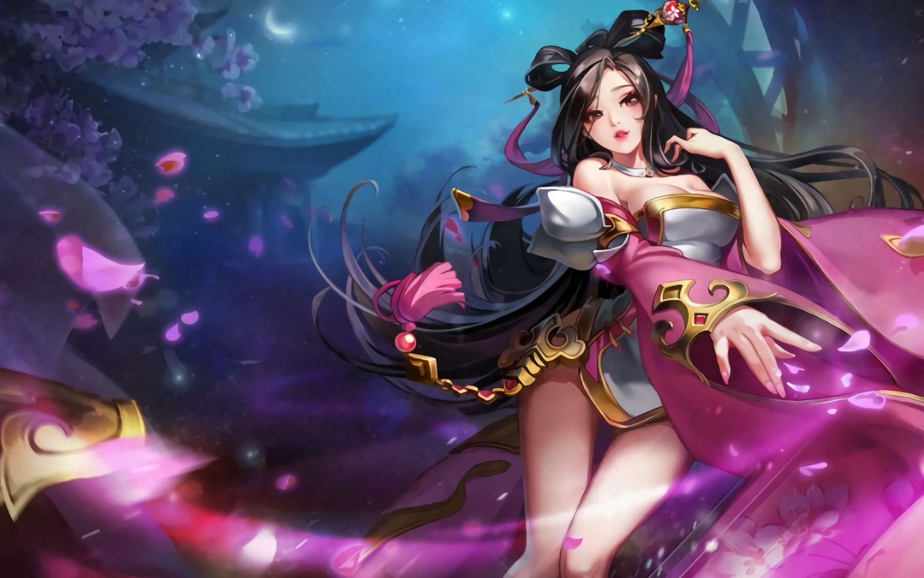 王者荣耀:貂蝉原画壁纸大全,金蝉,逐梦之音,猫影幻舞,圣诞