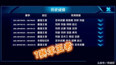 ​王者荣耀：赏金十胜48次，7个赛季的王者玩家！还有谁？