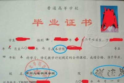 ​同一学校的一本毕业证，与二本、三本毕业证一样吗？