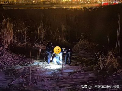 ​长治：男子跳河轻生 民警飞身施救