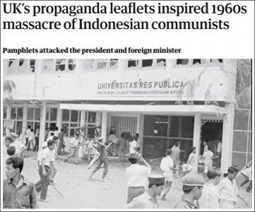 ​实锤！绝密档案曝光，57年前印尼排华屠杀案，幕后黑手就在英国