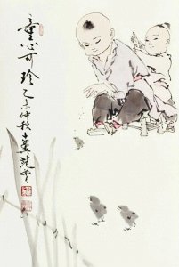​范曾画鸡，最后一幅，自许神品！