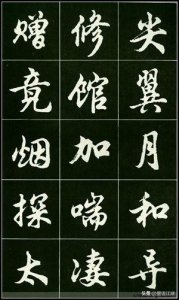 ​难得一见的精美行楷书法欣赏，太适合初学者临摹练字了
