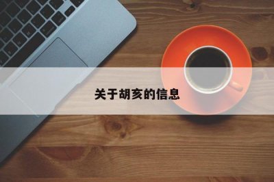 ​关于胡亥的信息